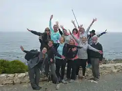 Trail group photo with Lindy B.